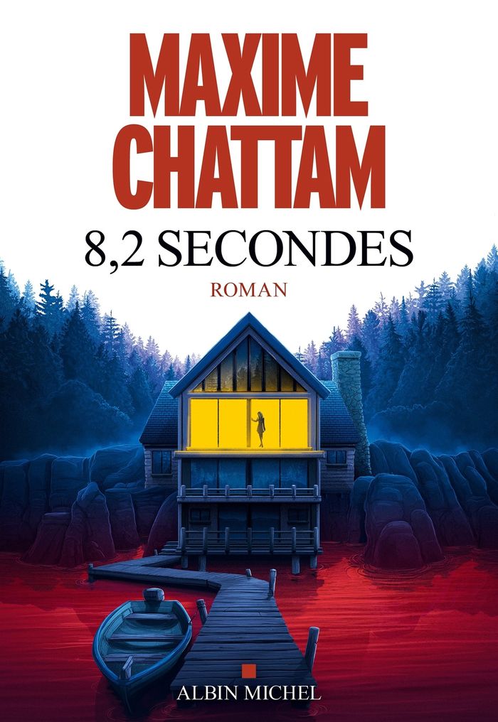 Couverture du livre « 8,2 SECONDES » de Maxime Chattam, librairie Les Contes Infusés à Corte