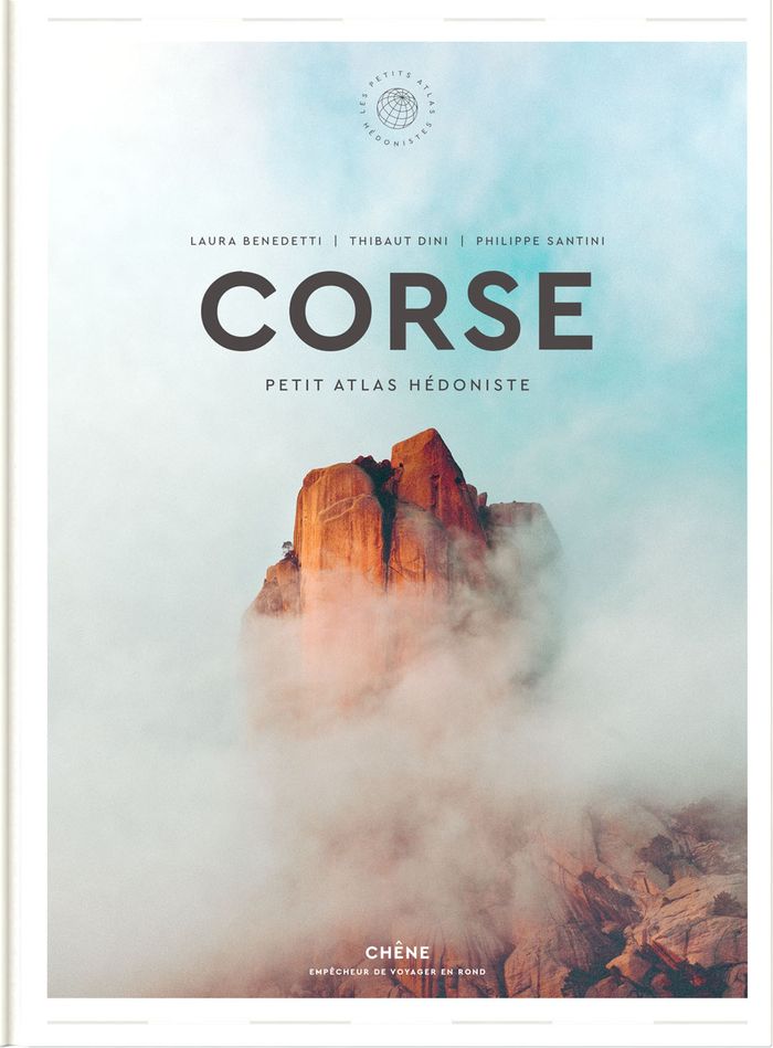 Couverture du livre « CORSE - PETIT ATLAS HEDONISTE » de Dini/santini, librairie Les Contes Infusés à Corte