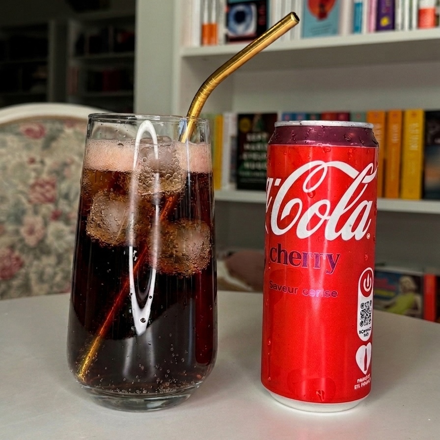 Coca-Cola Cherry, carte du café Les Contes Infusés à Corte